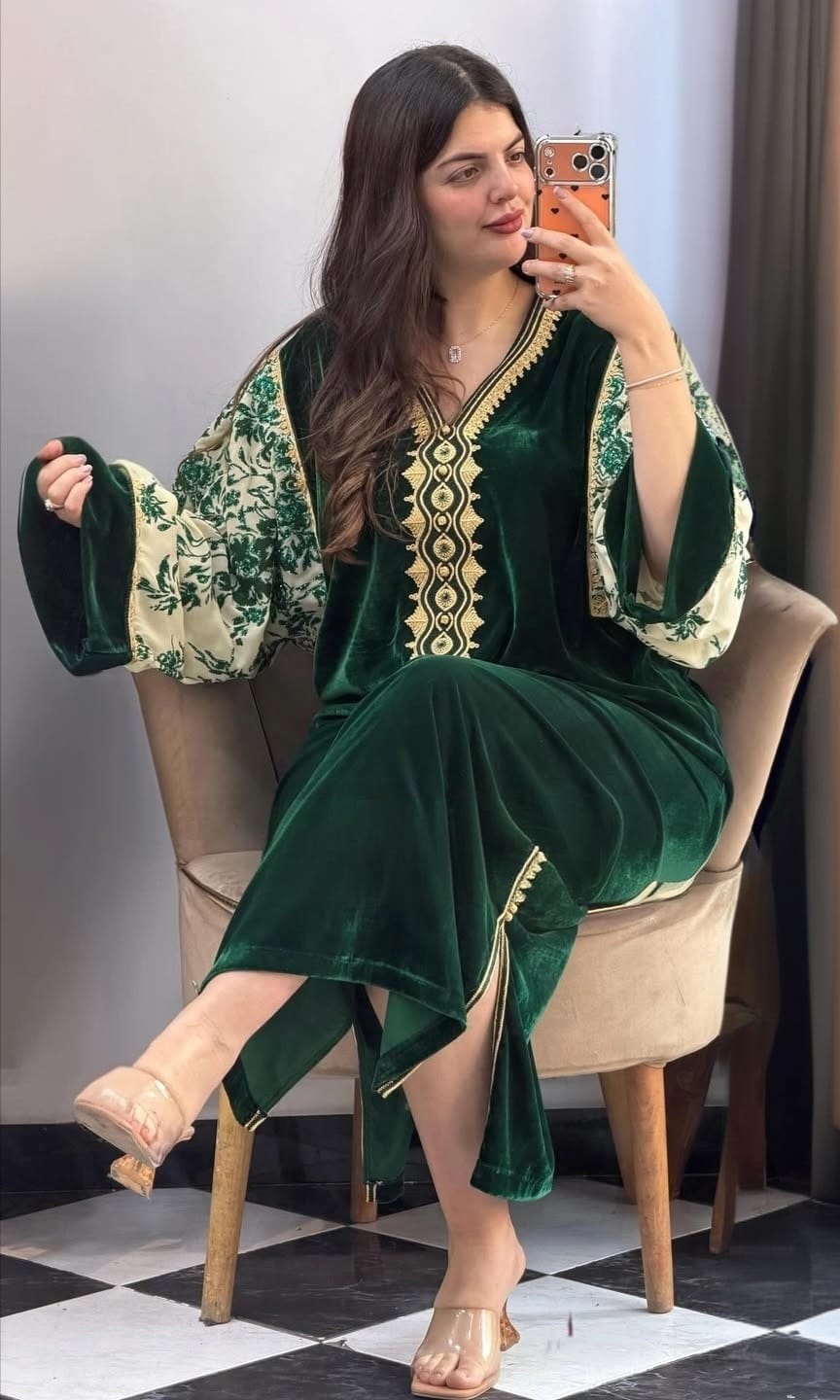 Guendoura femme  en velours