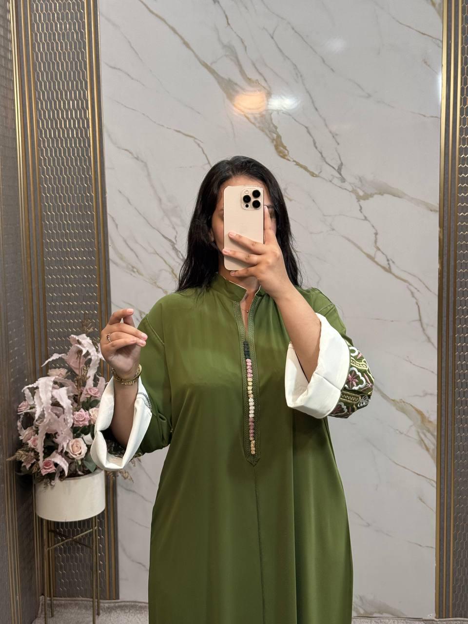 caftan femme en crepe