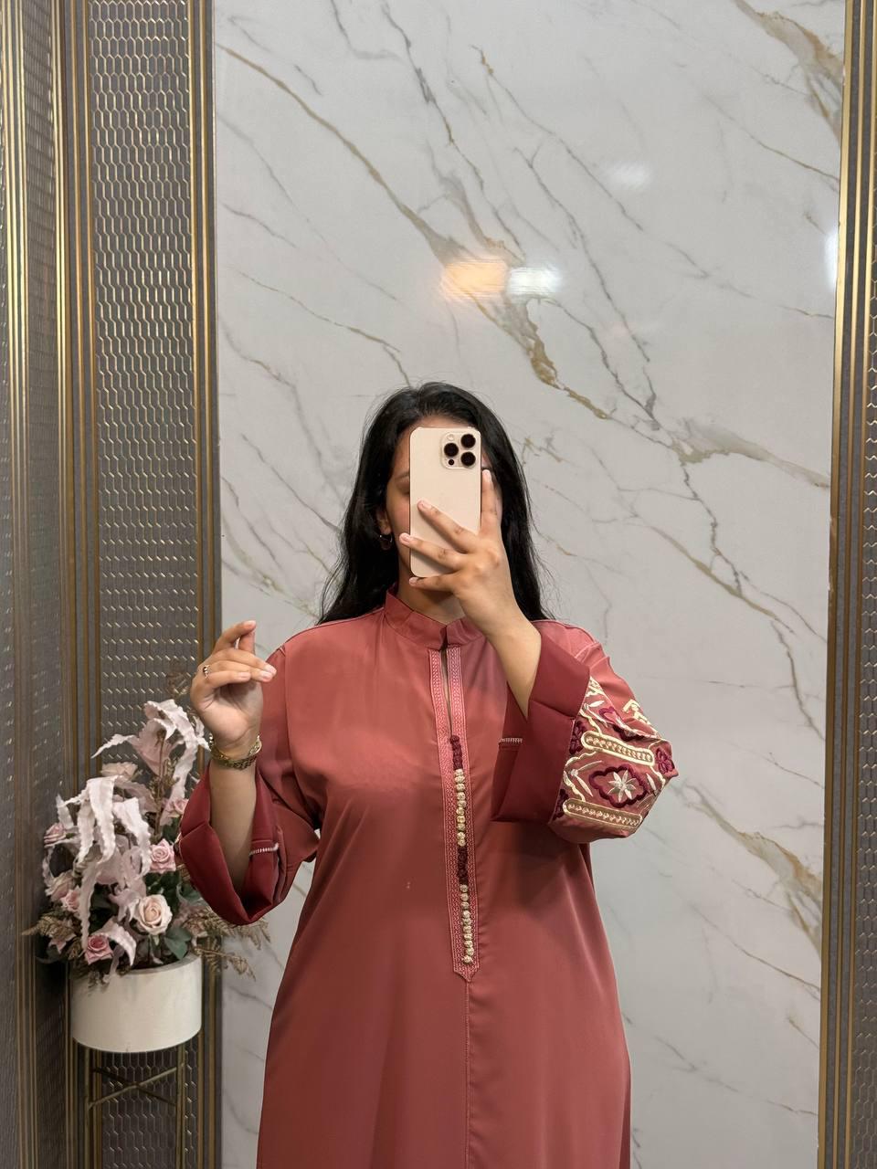 caftan femme en crepe