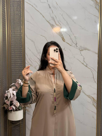 caftan femme en crepe