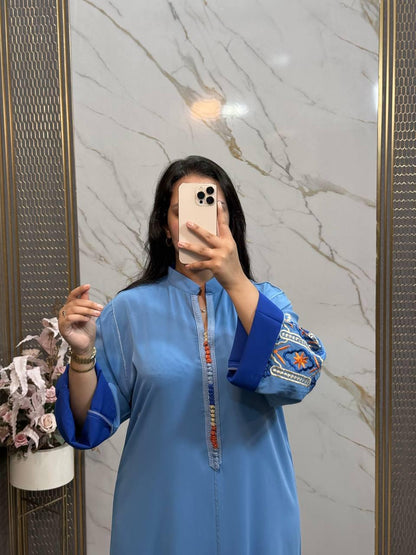 caftan femme en crepe