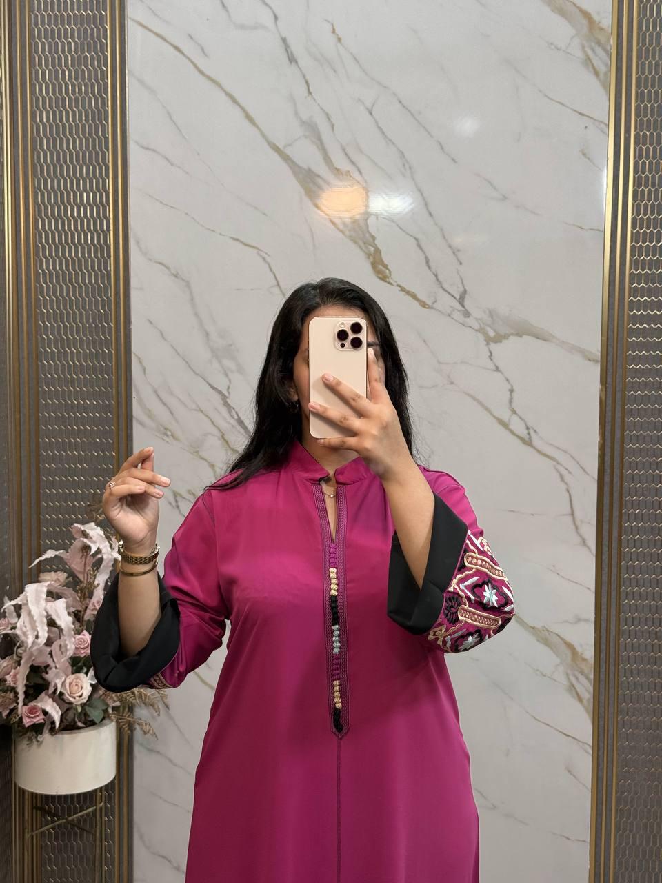 caftan femme en crepe