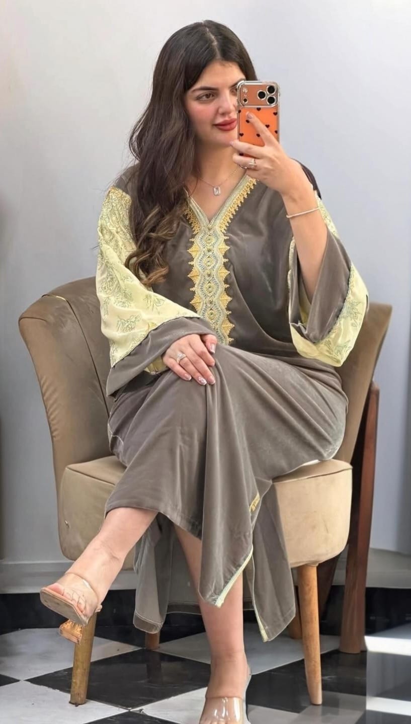 Guendoura femme  en velours