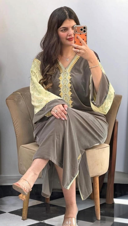 Guendoura femme  en velours