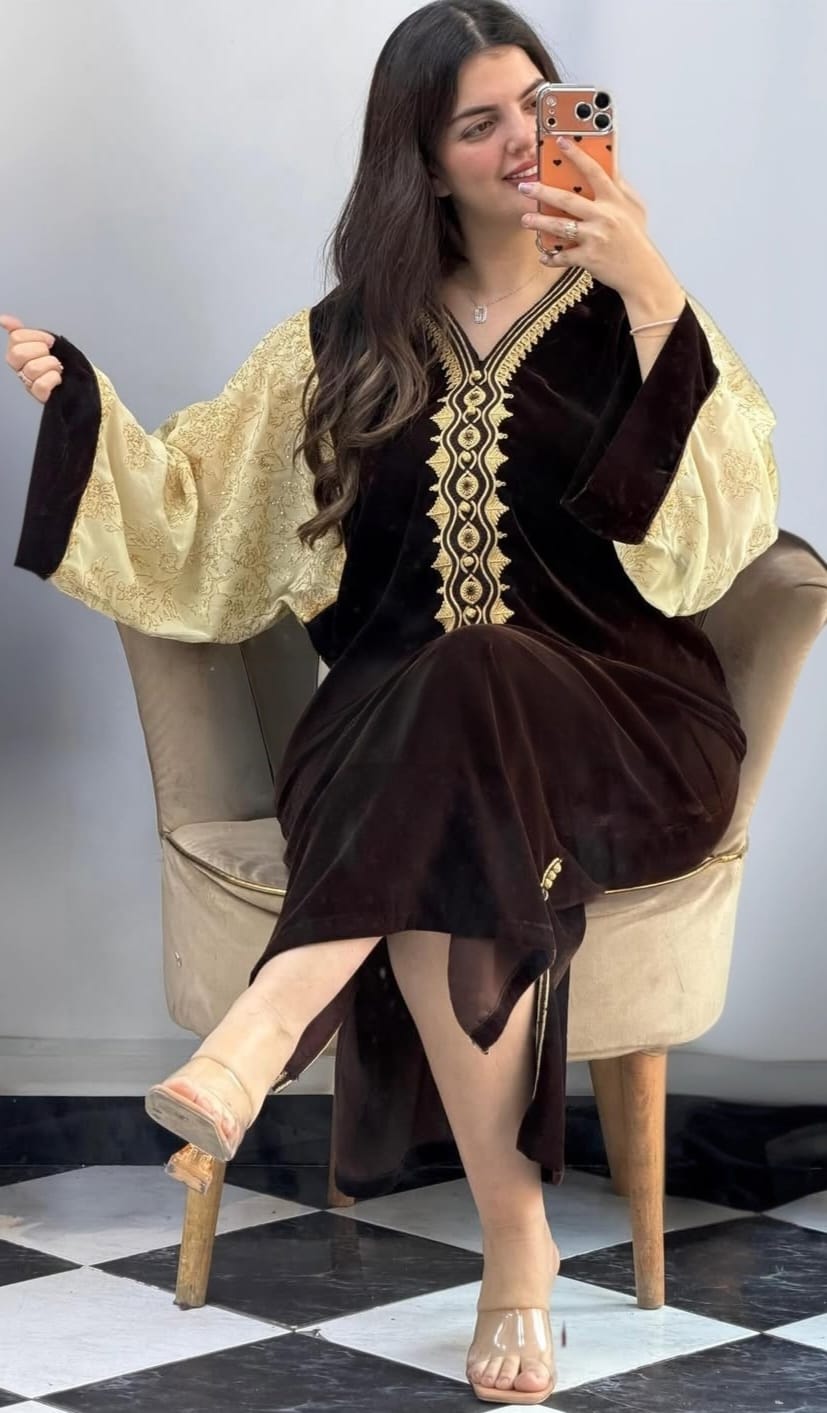 Guendoura femme  en velours